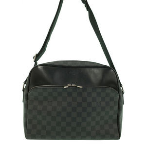Louis Vuitton Damier Graphite Dayton MM Shoulder Bag Black